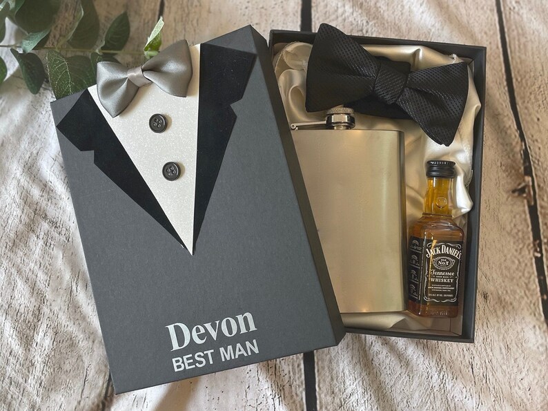 Tuxedo Gift Box Groomsmen and Best Man Proposal Gift Box Etsy