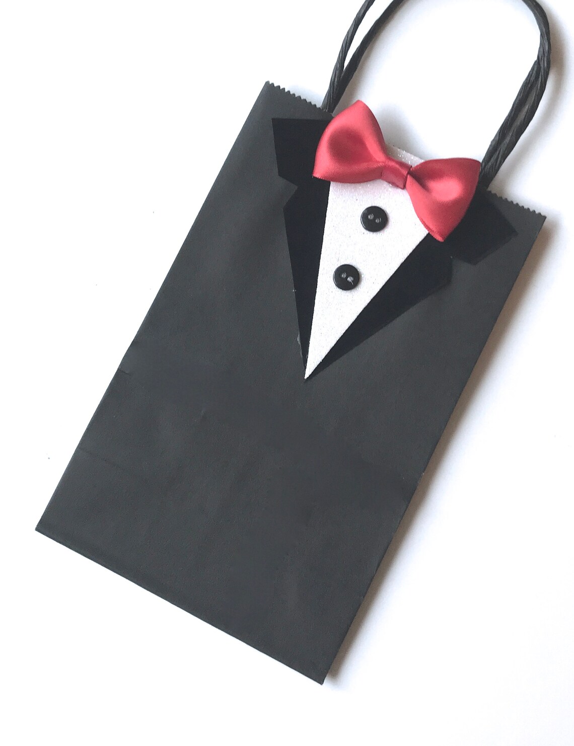 Tuxedo Gift Bag Groomsmen & Best Man Gift Bag Small Etsy