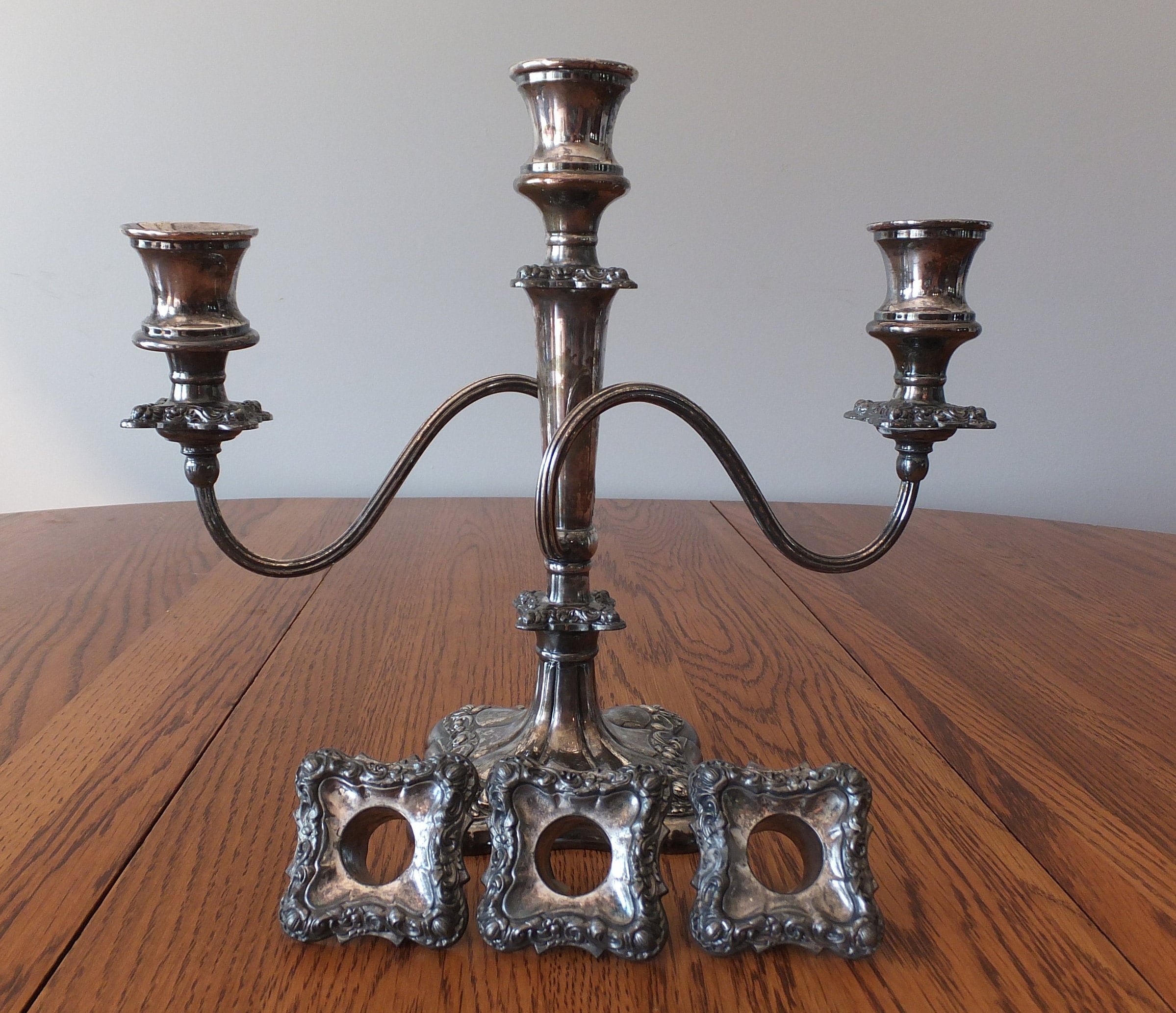 Vintage Wilcox Silver Plate 3 Arm Candelabra 2752 - Etsy
