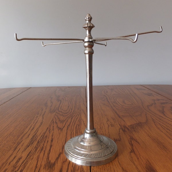 Vintage Liards Nickel Plated Jewelry Holder / Stand