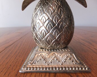 Vintage Godinger Silver Art Co Pineapple Candlestick Holders