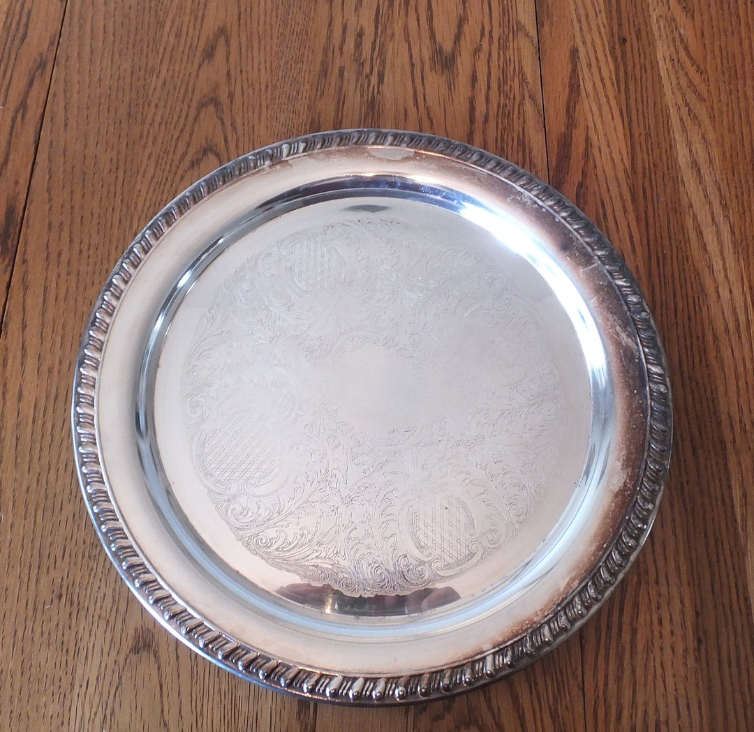 Leonard EP Silver Plated Tray Etsy
