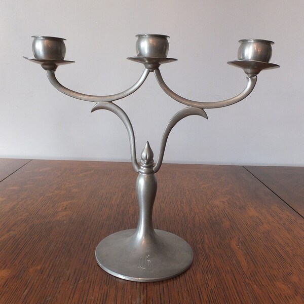 Pewter Candelabra