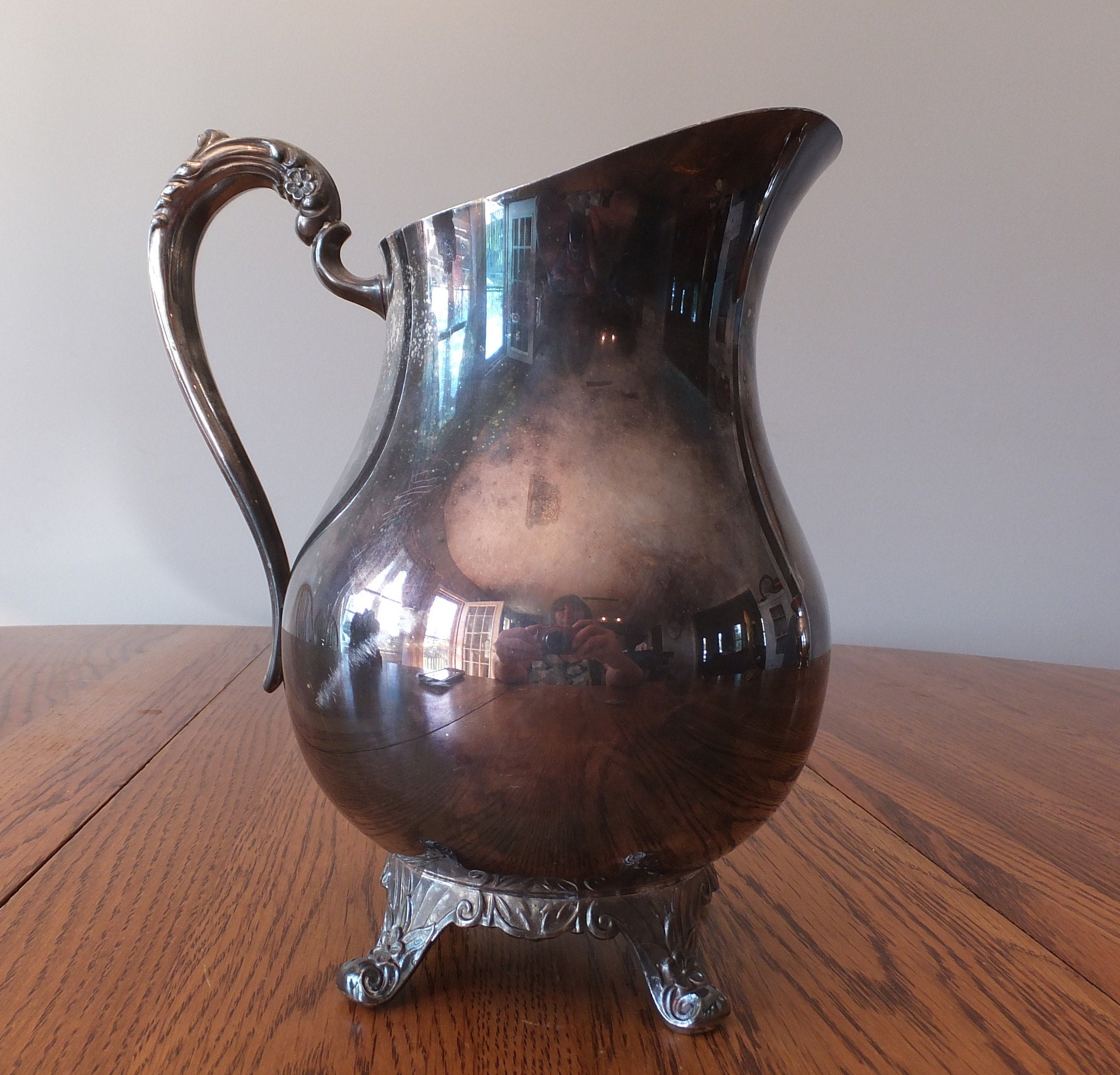 Vintage F B Rogers 1883 Silver Plated Water Pitcher - Etsy