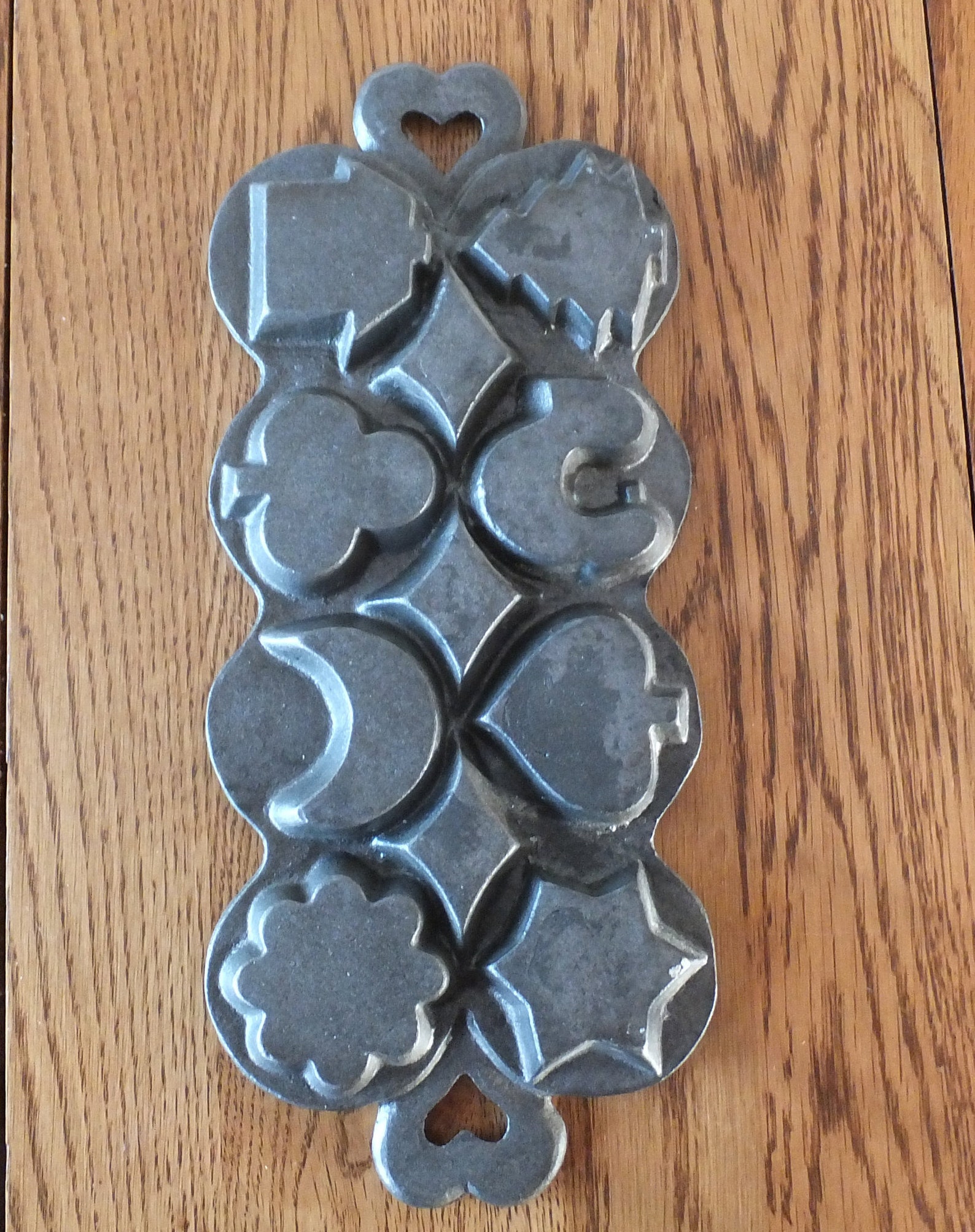 Cast Iron Cookie / Candy Mold Etsy