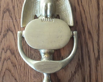 Vintage Brass Eagle Door Knocker