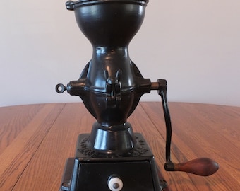 Antique Enterprise Mfg Cast Iron Coffee Grinder