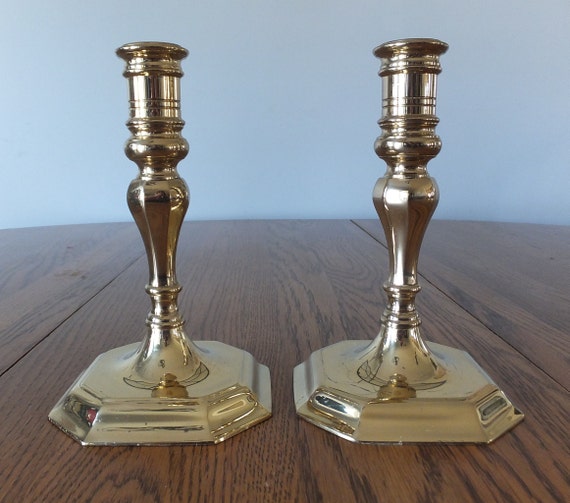 Pair of Brass Candle Sticks Pair of Brass Candle Sticks