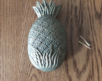 Vintage Brass Pineapple Door Knocker