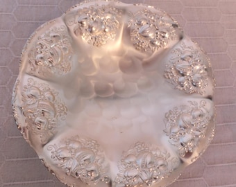 Vintage Quist Silver Plated Footed Bowl