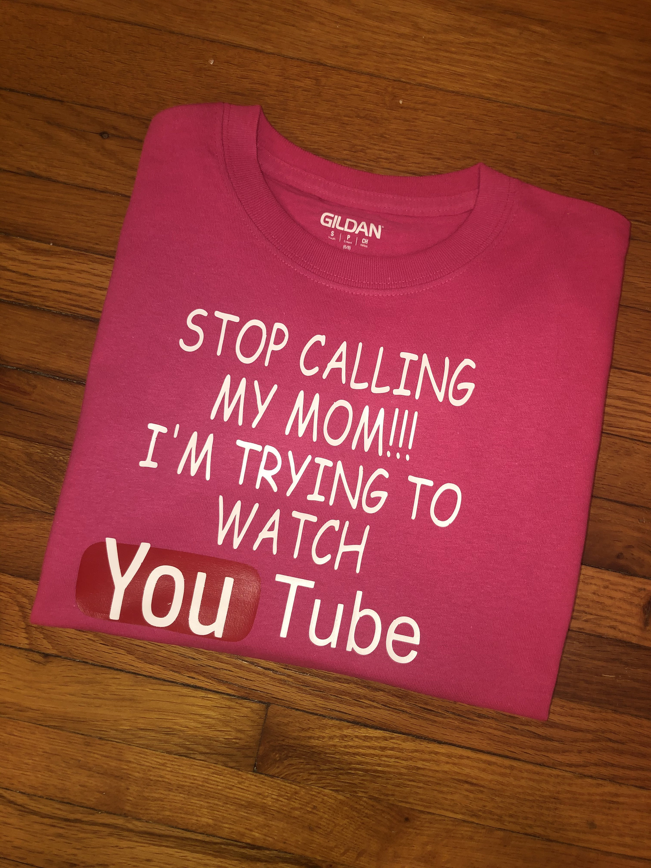Stop calling my mom I'm trying to watch you tube toddler Etsy