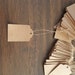 100 Brown Kraft Tags, Small Kraft Tag, Thank You Tags, Kraft Wedding ...