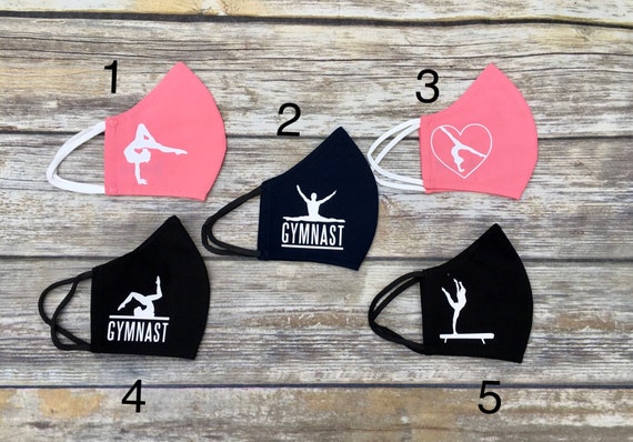 Gymnastics masks. Kids gymnastics mask. Gymnast masks. | Etsy