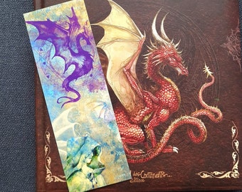 “The Lady of Dragons” bookmarks