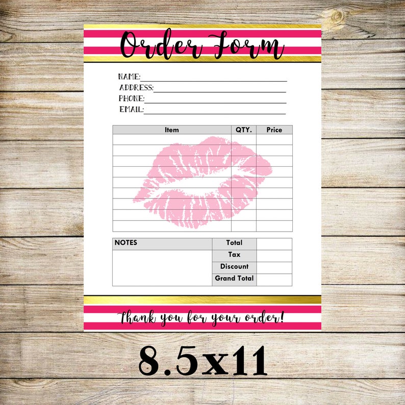 Lipsense Order Form, Lipsense Digital Download, Lipsense Digital Files ...