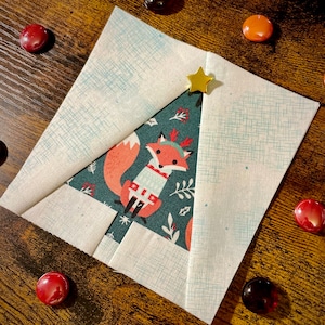 Simple Christmas Tree Mini-Quilt FPP Pattern