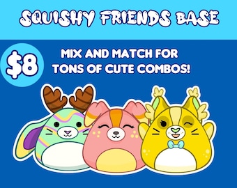 Squishy Friends : individualisierbare Photoshop-Basis