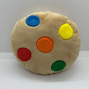 Rainbow Chip Cookie minky plush prop