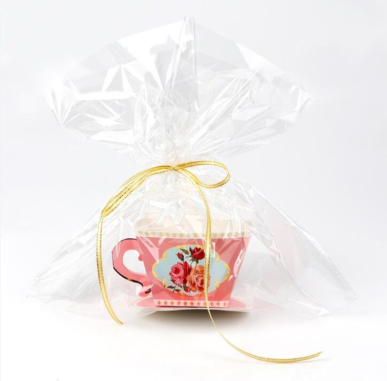 OurWarm 10Pcs Wedding Paper Candy Gift Box Teapot Candy Bag Gifts for Guest Baby Shower Birthday Wedding Favors Party Decoration