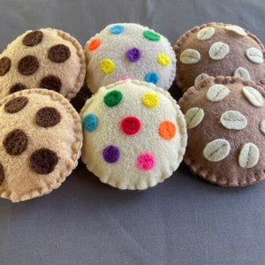 Felt food,children toys,Play kitchen,Play food for kids,Toy food,Play cafe,Gift for kids,Kids bakery,Play shop,Imaginative play,felt cookies