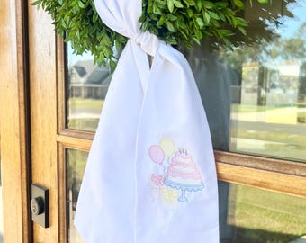 Birthday Wreath Sash