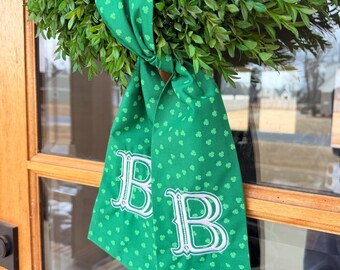 St. Patrick’s Day Wreath Sash