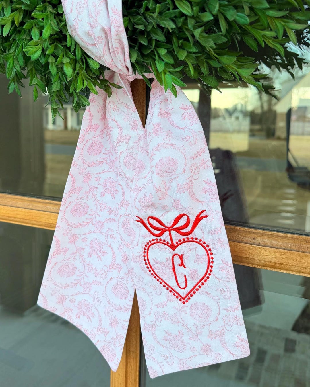 Valentine’s Day Wreath Sash