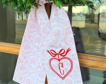 Valentine’s Day Wreath Sash