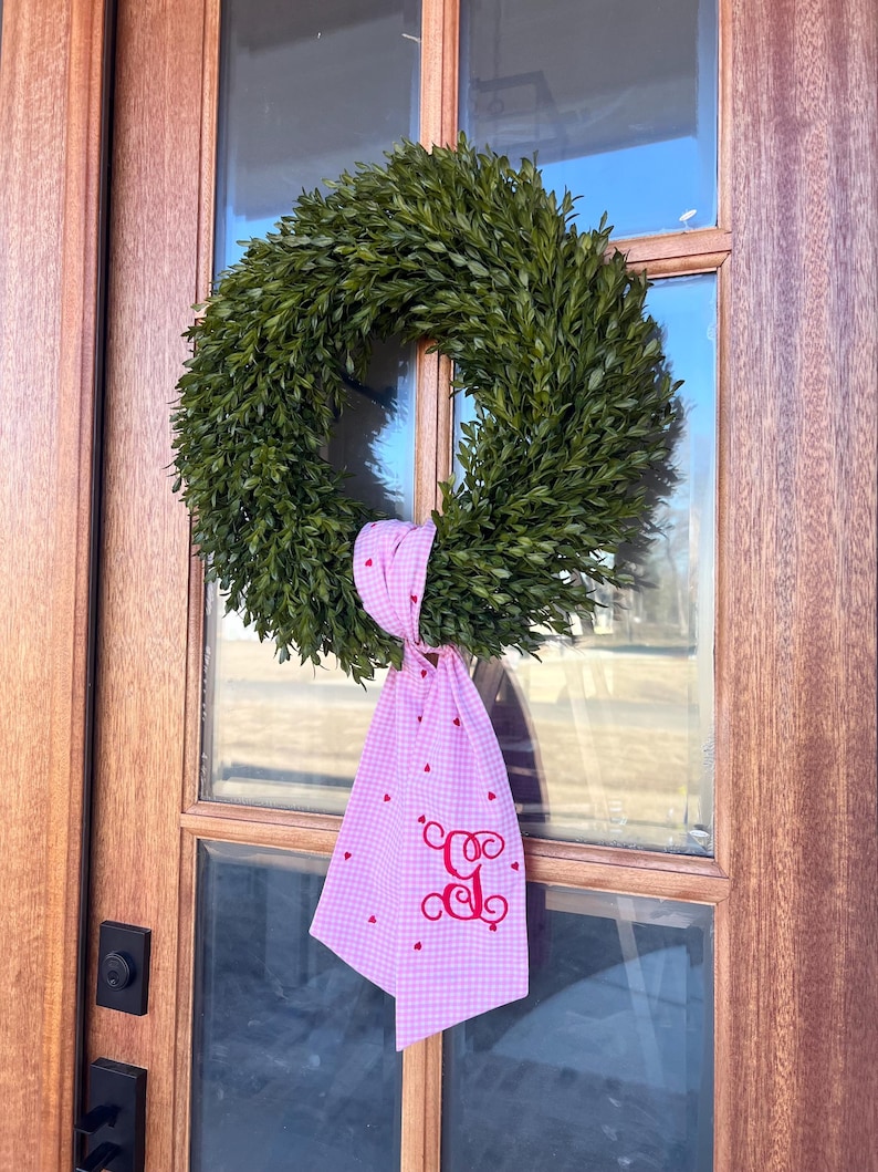 Valentine’s Day Wreath Sash