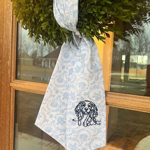 Custom Dog Wreath Sash