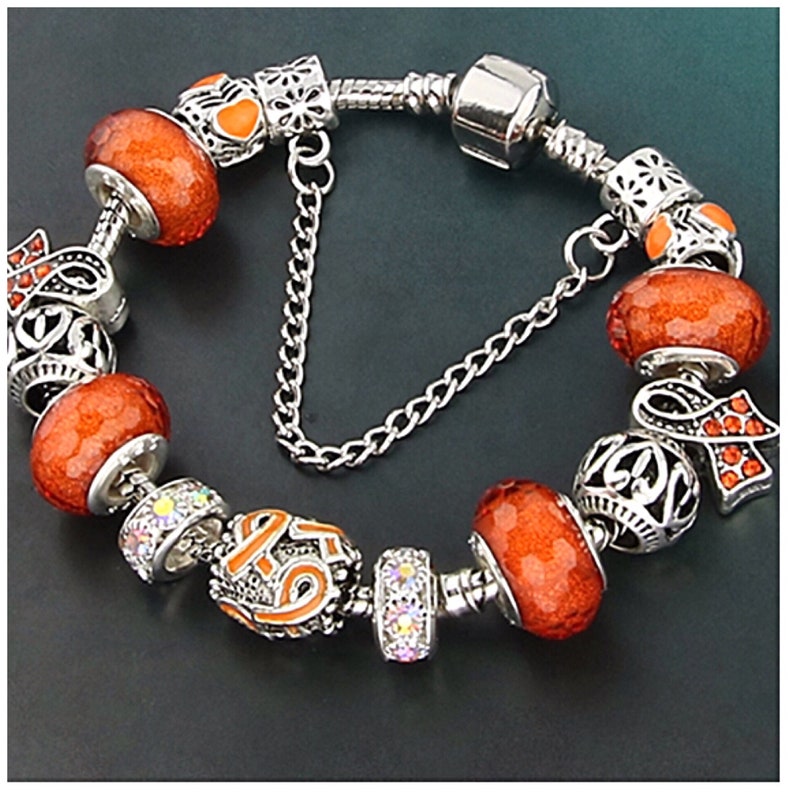 MS multiple sclerosis 20cm awareness bracelet