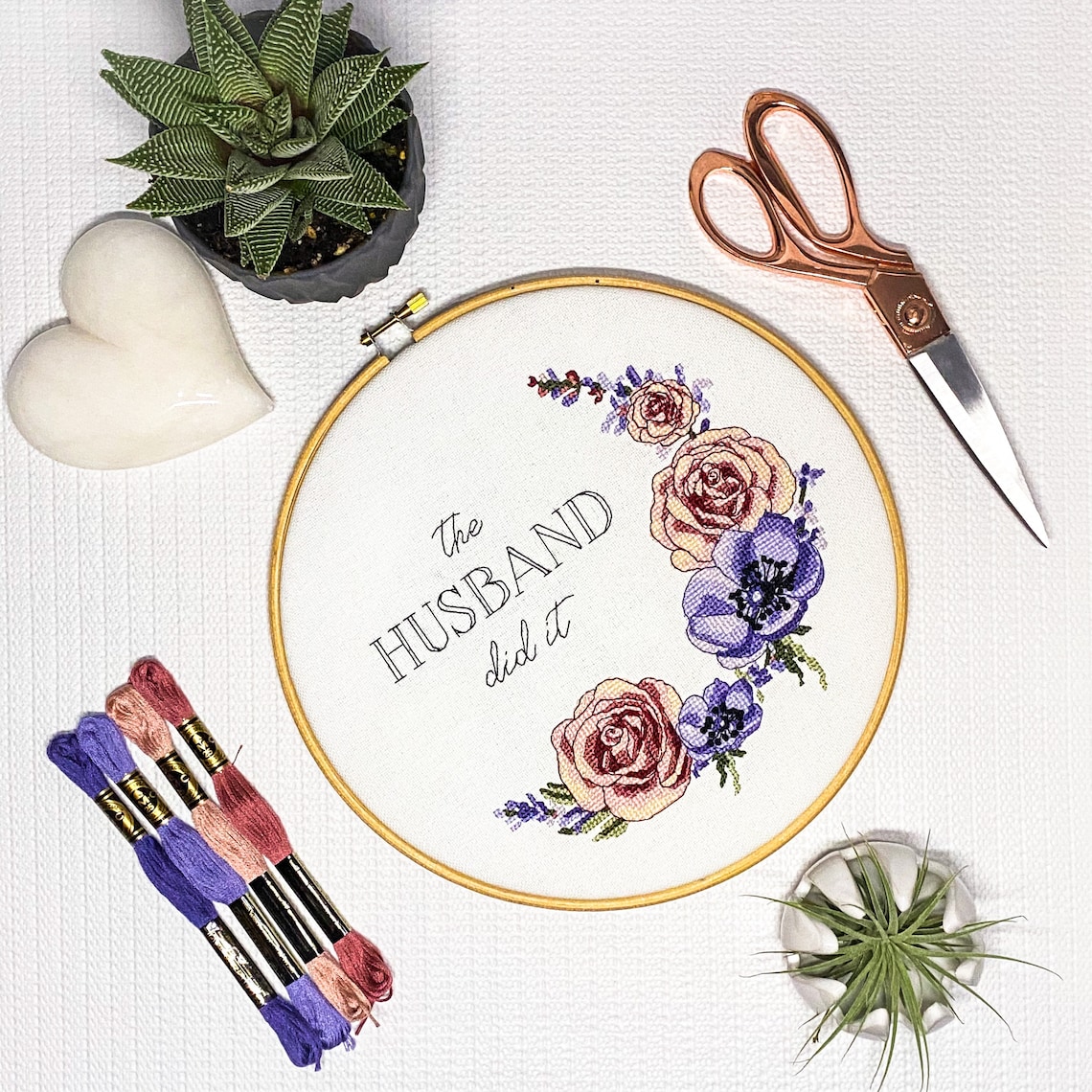 PDF Pattern the Husband Did It Cross Stitch Etsy