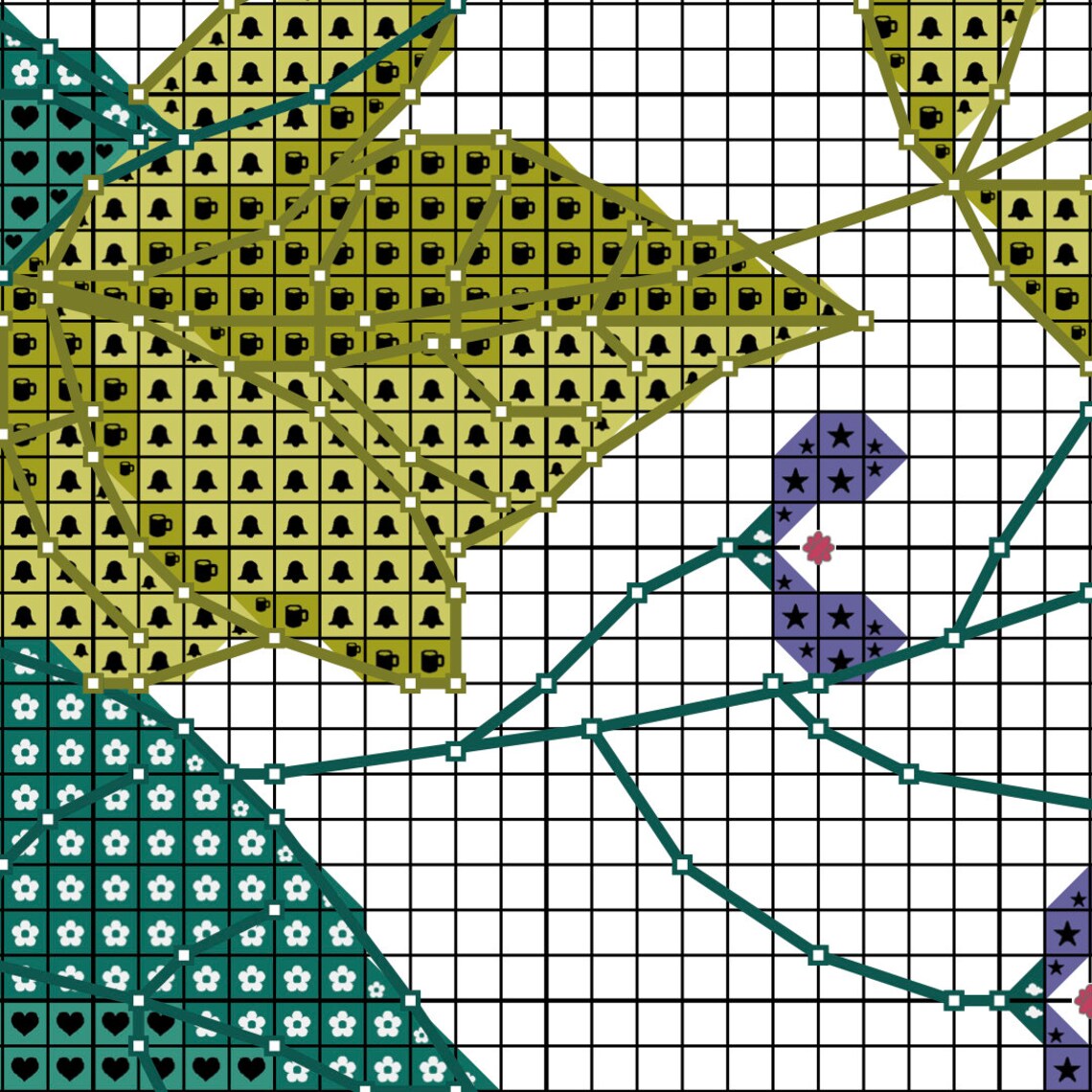 Counted Cross Stitch Kit Bite Me Advance X Stitch Floral Etsy