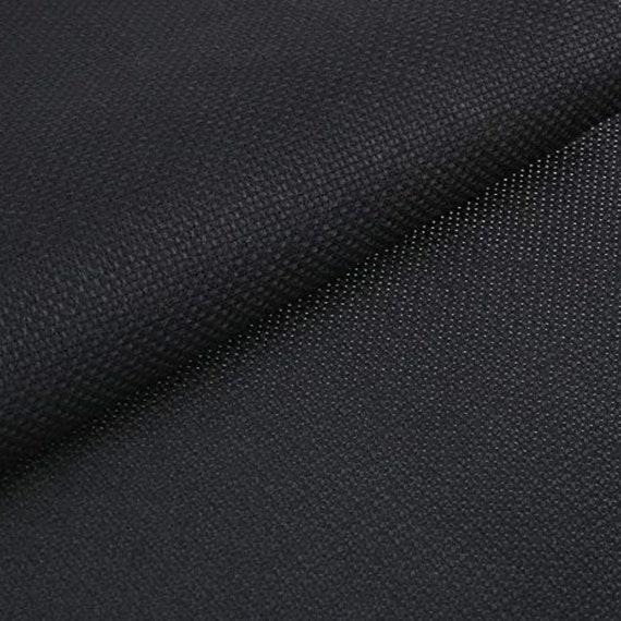 14 Count Black Aida Cross Stitch Fabric Custom Size 100% | Etsy