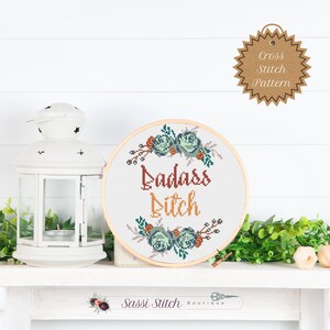 Bad Bitch Body Count TWO PACK cross stitch PDF pattern set