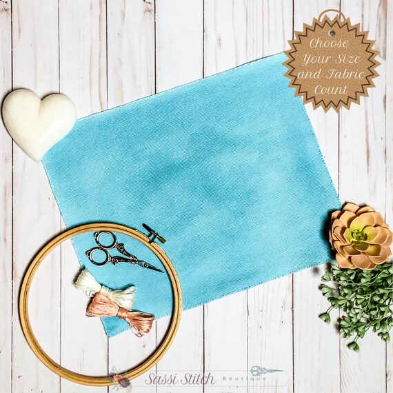 ZWEIGART//SILKWEAVER 14 Count Hand Dyed Aida Fabric for Cross Stitch CHOOSE!