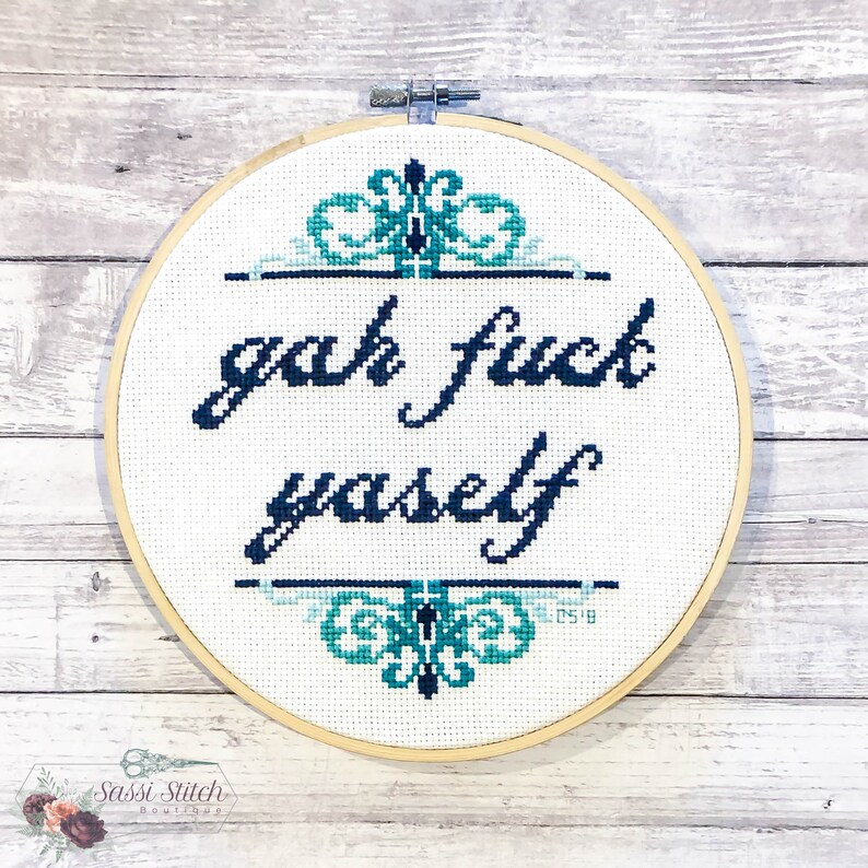 PDF Pattern: Cursive Cross Stitch Font - Etsy