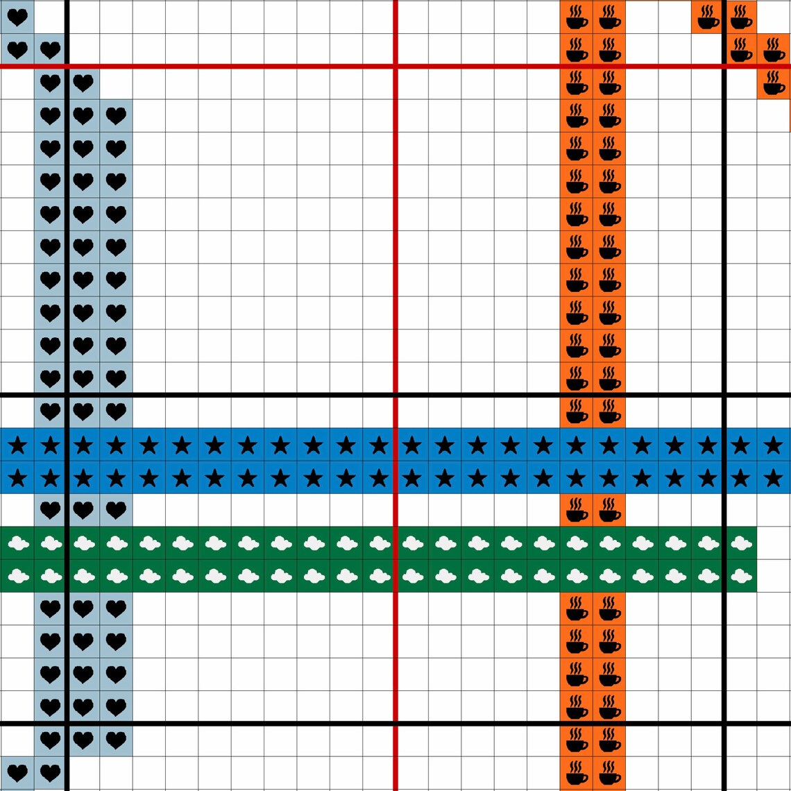 PDF Pattern: Philadelphia Transit Map Cross Stitch - Etsy