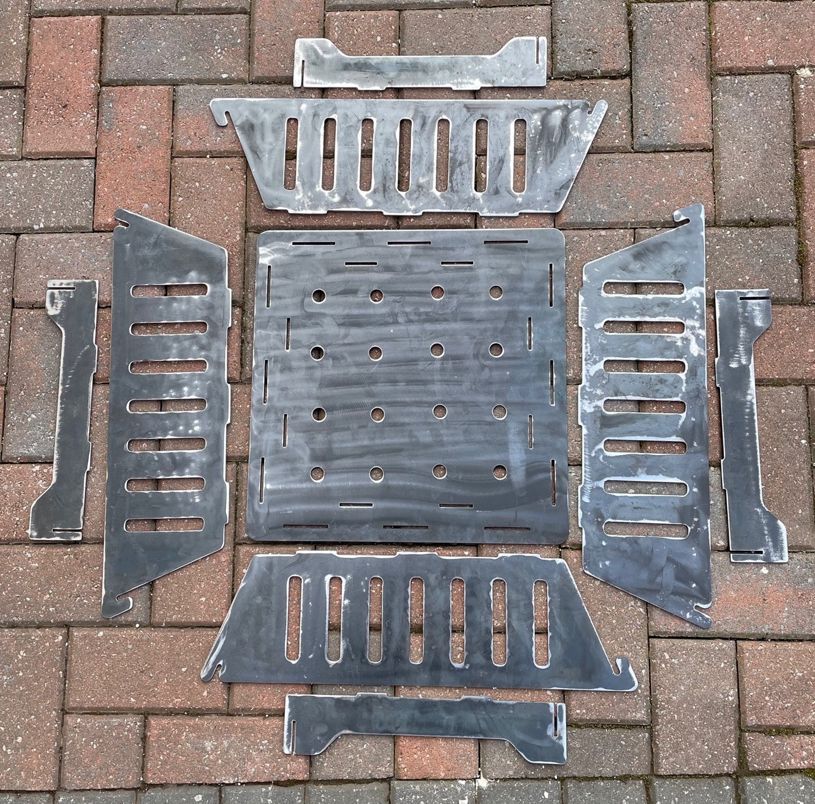 Fire Pit Collapsible Fire Pit 395mm base Steel Sheet. Etsy