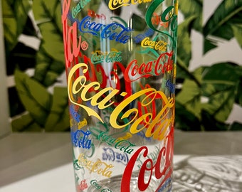 Vintage 1987 Coca-Cola Glas