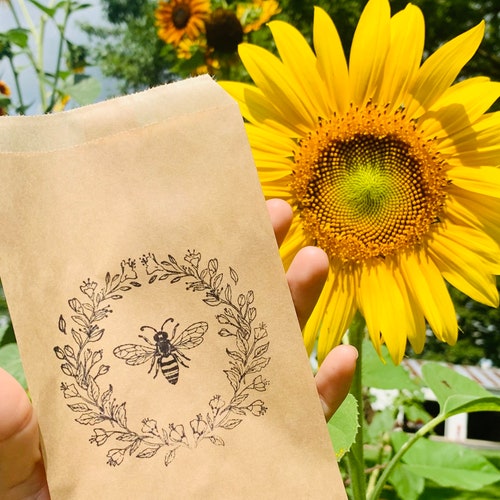 Bee Candy Stuffed Treat Bags - Garden Seeds and Honey Bees