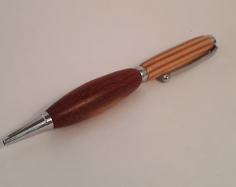 Pino y Padauk pluma de madera torcida