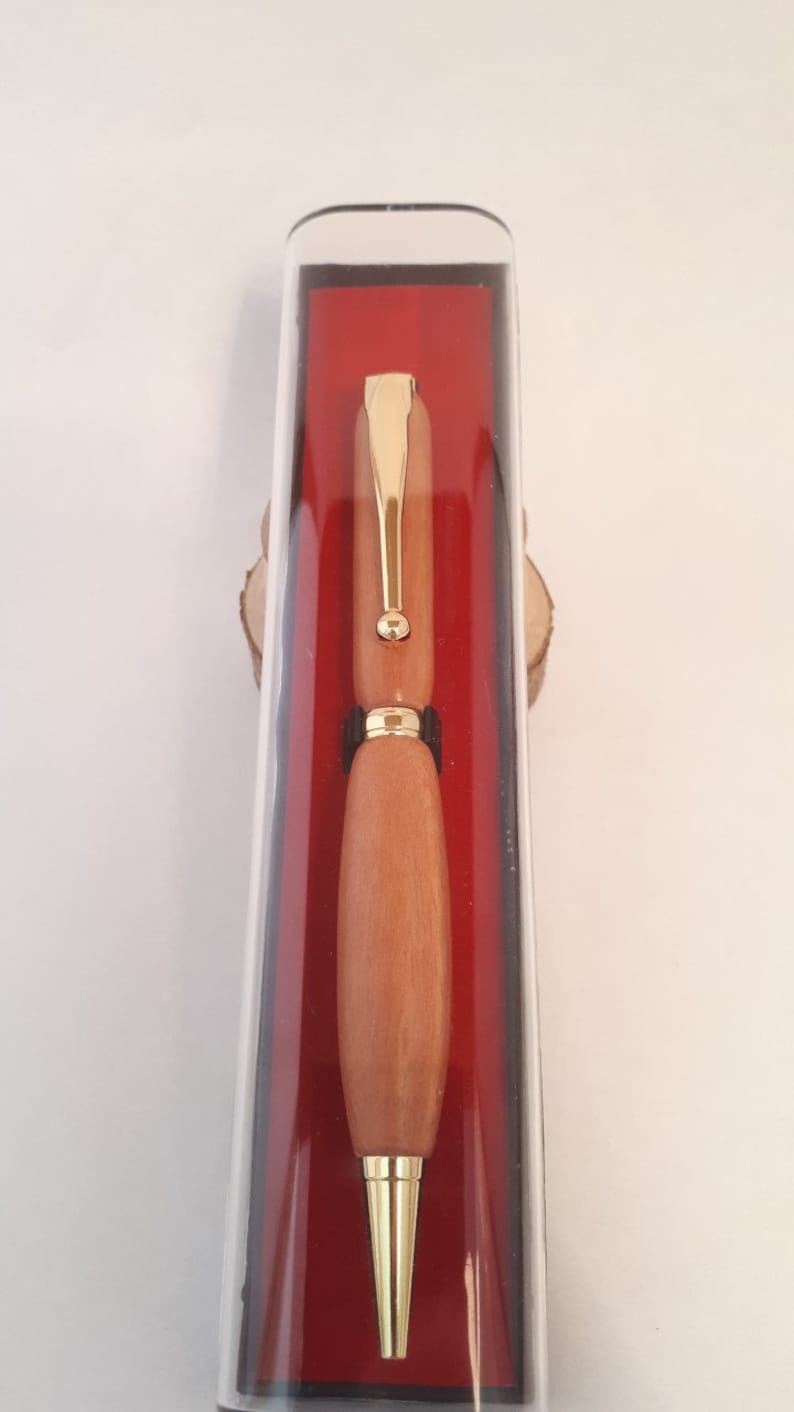 Cherry wooden twist pen