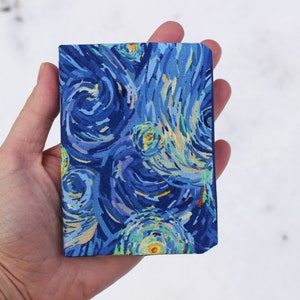Mini Notebook Cover Starry Night - 3.25&quot; x 4.5&quot; Mini Composition Book