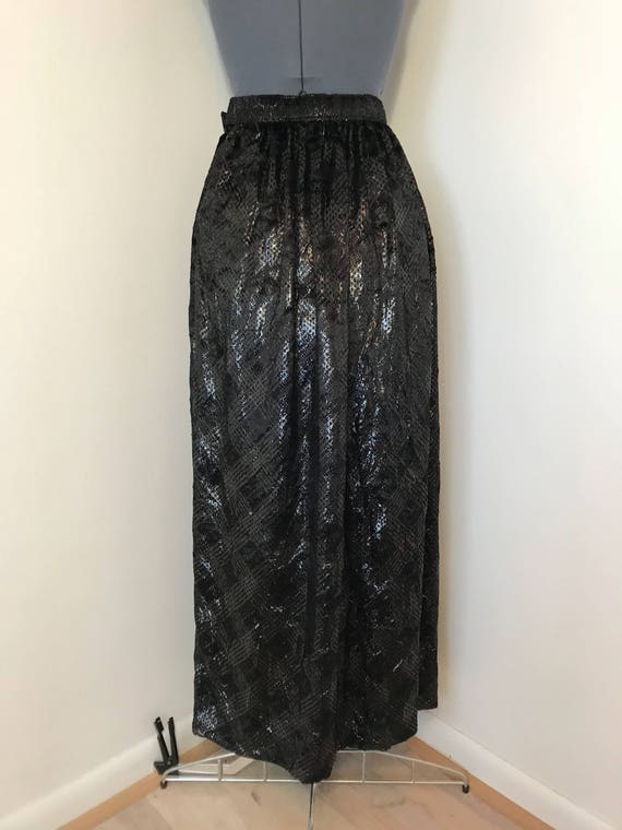1970s Silk Adolfo Maxi skirt