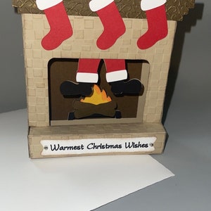 3D "Warmste kerstwensen" - Kerstdooskaart