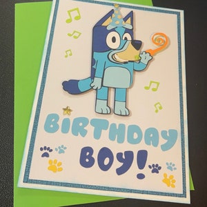 Bluey - Birthday card