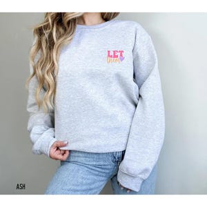 Sweat-shirt Laissez-les, sweat-shirt santé mentale, sweat-shirt anxiété drôle, chemise rétro prenez vos médicaments, sweat-shirt Happy Pills, pull traumatisme
