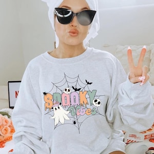 Spooky Vibes Sweatshirt, Spooky Season Sweatshirt, Horror Movie Characters Shirt, Scary Halloween Sweatshirt, Fall Vibes Shirt, Spooky Shirt