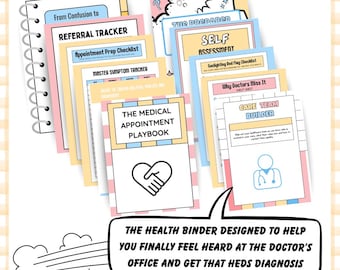 Diagnosed At Last hEDS Bonus Materials Only Package, Chronic Illness Gift, Ehlers Danlos Diagnosis, hEDS Spoonie Gift